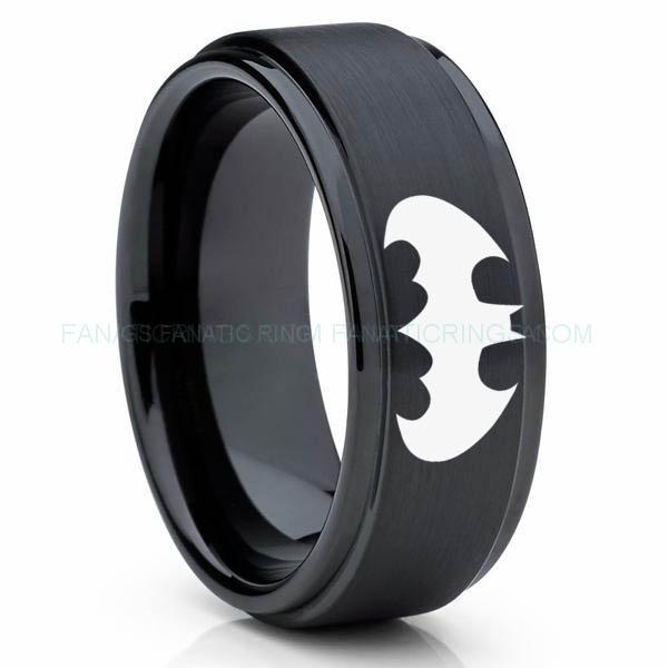 Web_09_09_15_266_b9ebdb49-4f89-46da-a8c5-26c2dc53688a_grande Batman Ring, Batman Wedding Band, Batman Wedding Ring, Black Wedding Band, Black Wedding Ring - Image 1