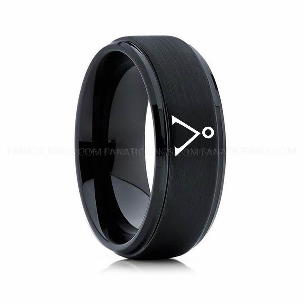 1 (13) Stargate Ring, Stargate Earth Ring, Earth Ring, Stargate Jewelry, Stargate Wedding Band - Image 1