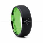 Caffein Molecule Ring, Caffein Ring, Science Ring, Science Jewelry, Molecule Jewelry, Molecule Wedding Band