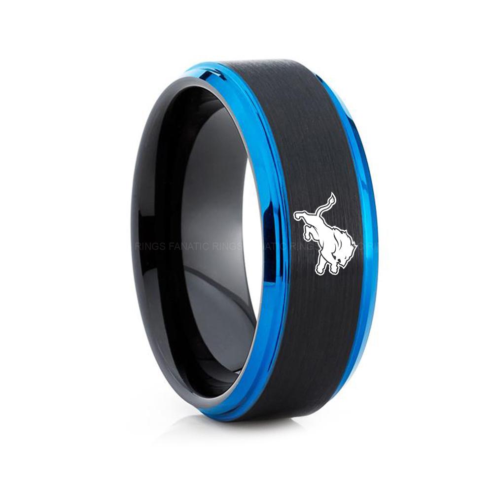 11 (15) Lions Ring, Lions Wedding Band, Lions Wedding Ring, Lions Jewelry - Image 1