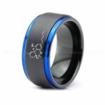Cannabis Ring, Tetrahydrocannabinol Ring, THC Ring, Cannabis Wedding Band, Science Ring, Science Jewelry, Molecule Jewelry, Molecule Wedding Band