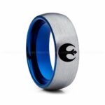 Rebel Alliance Ring, Star Wars Ring, Star Wars Wedding Band, Star Wars Wedding Ring