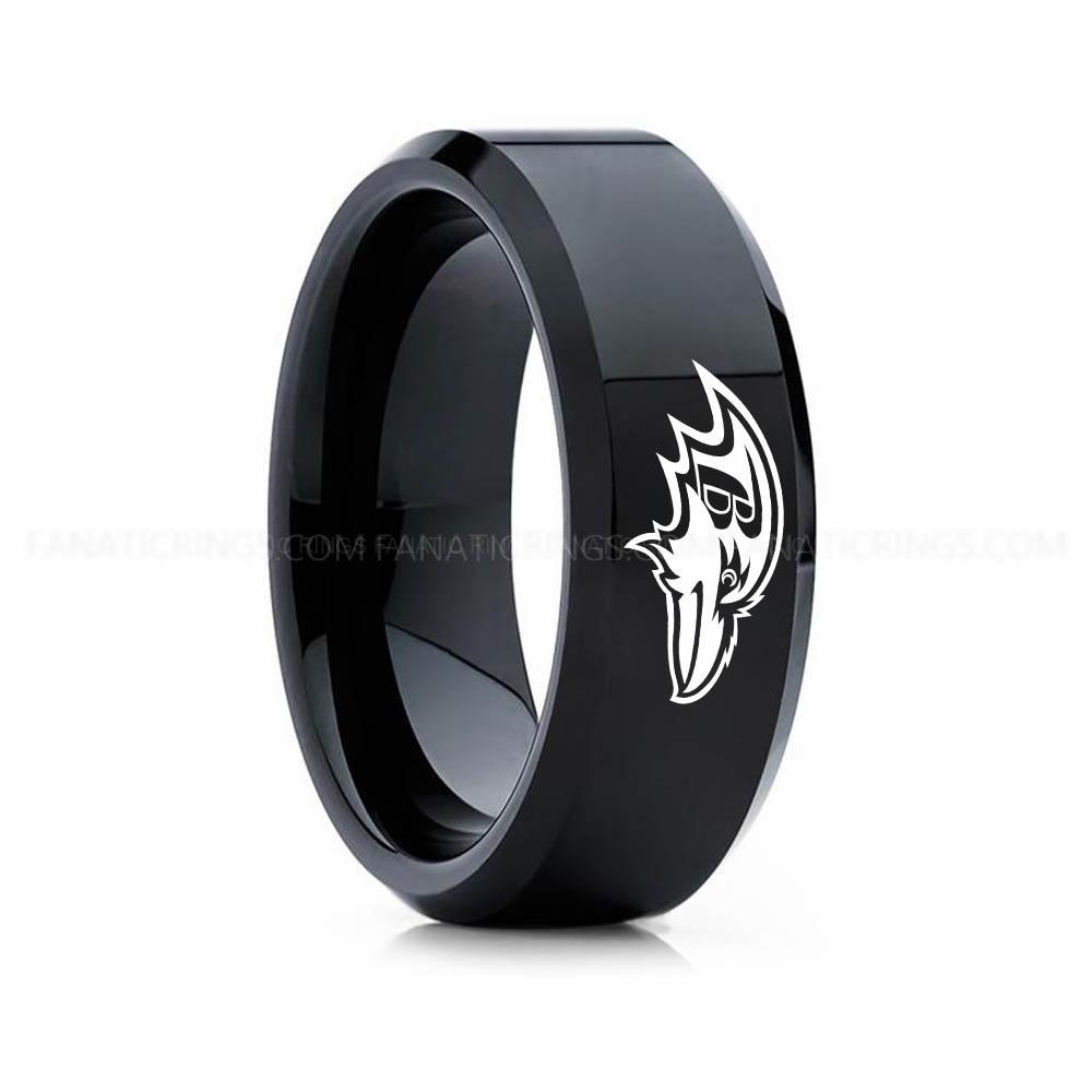 13 copy (1) Ravens Ring, Ravens Wedding Band, Ravens Wedding Ring, Ravens Jewelry - Image 1