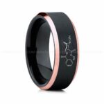 Cocaine Molecule Ring, Cocaine Ring, Science Ring, Science Jewelry, Molecule Jewelry, Molecule Wedding Band