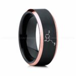 Serotonin Molecule Ring, Serotonin Ring, Science Ring, Science Jewelry, Molecule Jewelry, Molecule Wedding Band