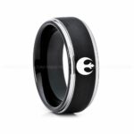 Rebel Alliance Ring, Star Wars Ring, Star Wars Wedding Band, Star Wars Wedding Ring