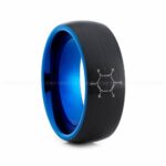 Benzene Molecule Ring, Benzene Ring, Science Ring, Science Jewelry, Molecule Jewelry, Molecule Wedding Band