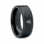 Raiders Ring, Raiders Wedding Band, Raiders Wedding Ring, Raiders Jewelry