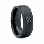 Cannabis Ring, Tetrahydrocannabinol Ring, THC Ring, Cannabis Wedding Band, Science Ring, Science Jewelry, Molecule Jewelry, Molecule Wedding Band