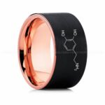 Dopamine Molecule Ring, Dopamine Ring, Science Ring, Science Jewelry, Molecule Jewelry, Molecule Wedding Band