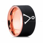 Stargate Ring, Stargate Earth Ring, Earth Ring, Stargate Jewelry, Stargate Wedding Band