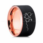 Cannabis Ring, Tetrahydrocannabinol Ring, THC Ring, Cannabis Wedding Band, Science Ring, Science Jewelry, Molecule Jewelry, Molecule Wedding Band