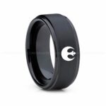 Rebel Alliance Ring, Star Wars Ring, Star Wars Wedding Band, Star Wars Wedding Ring