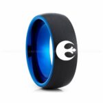 Rebel Alliance Ring, Star Wars Ring, Star Wars Wedding Band, Star Wars Wedding Ring