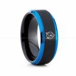 Starfleet Ring, Star Trek Ring, Star Trek Wedding Band, Star Trek Wedding Ring