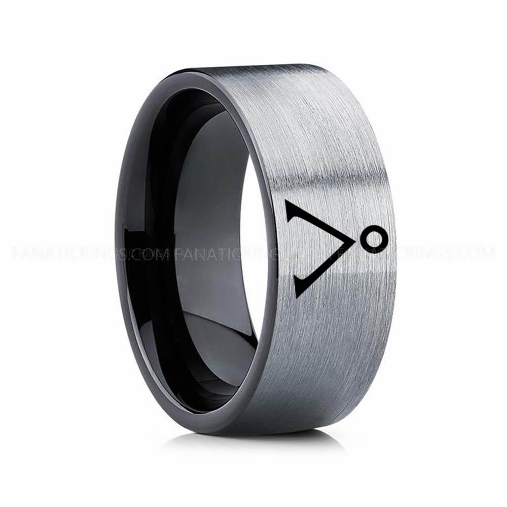 2 (15) Stargate Ring, Stargate Earth Ring, Earth Ring, Stargate Jewelry, Stargate Wedding Band - Image 1