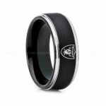 Raiders Ring, Raiders Wedding Band, Raiders Wedding Ring, Raiders Jewelry