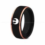 Rebel Alliance Ring, Star Wars Ring, Star Wars Wedding Band, Star Wars Wedding Ring
