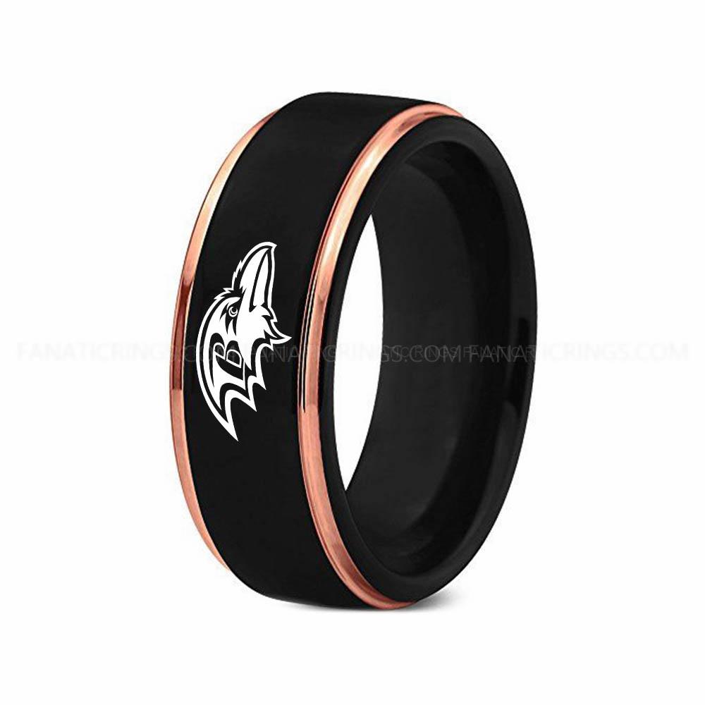 3 copy (4) Ravens Ring, Ravens Wedding Band, Ravens Wedding Ring, Ravens Jewelry - Image 1