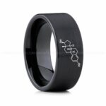 Estrogen Ring, Estrogen Molecule Ring, Estrogen Wedding Band, Science Ring, Science Jewelry, Molecule Jewelry, Molecule Wedding Band