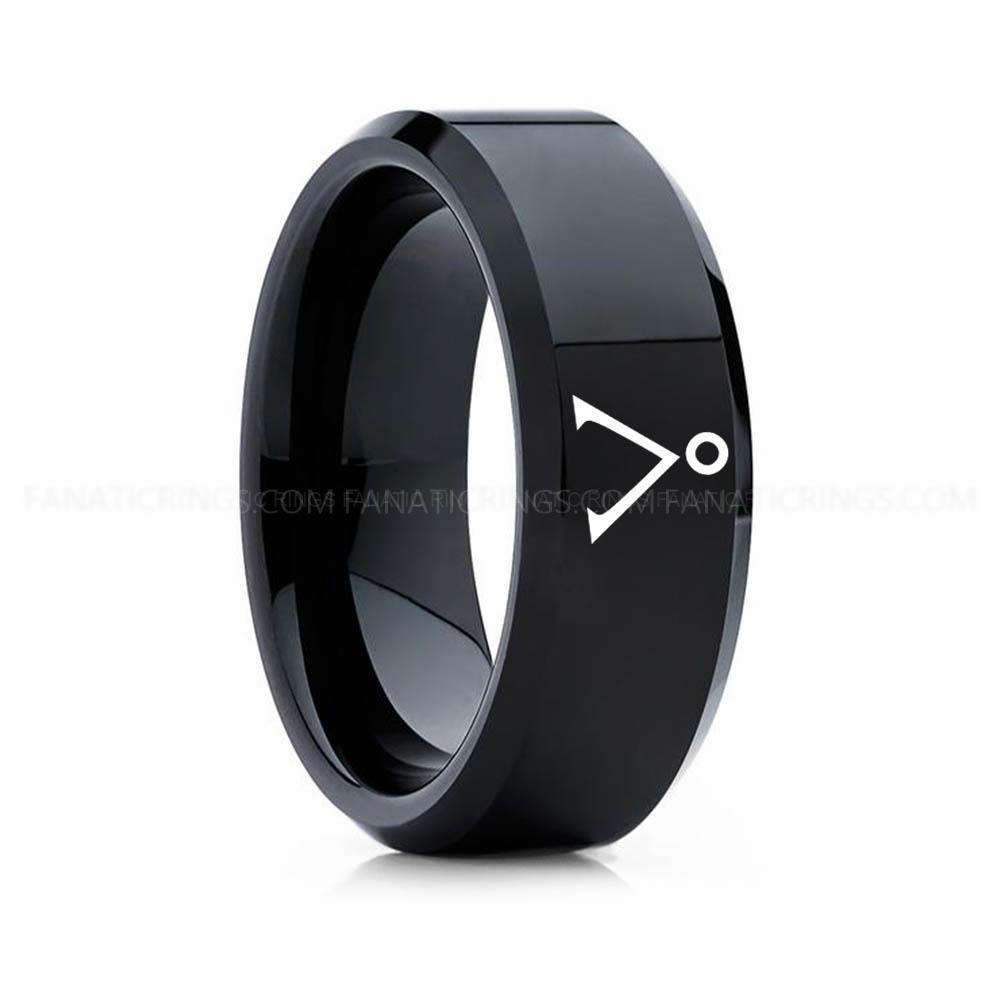 5 (15) Stargate Ring, Stargate Earth Ring, Earth Ring, Stargate Jewelry, Stargate Wedding Band - Image 1