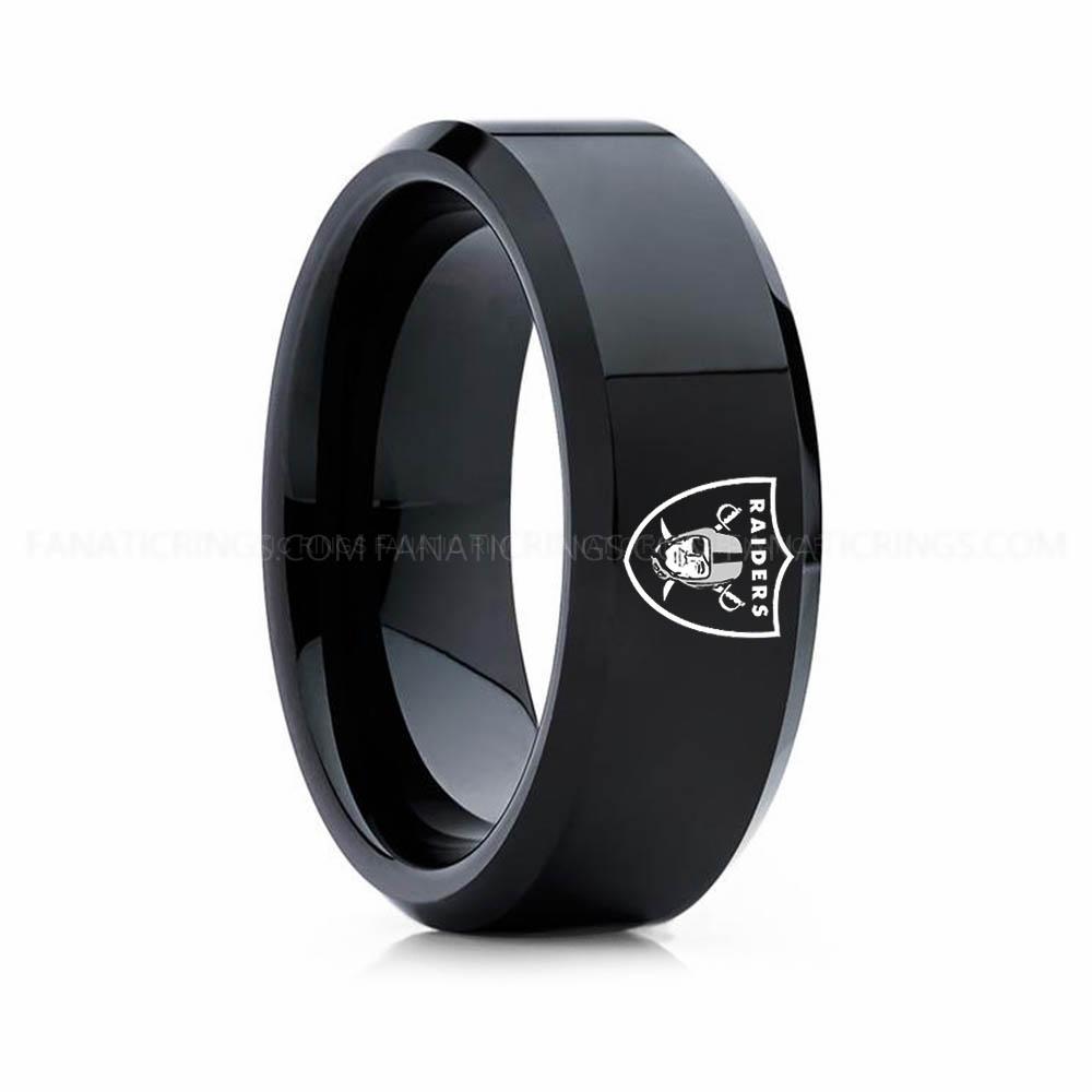 5 (4) Raiders Ring, Raiders Wedding Band, Raiders Wedding Ring, Raiders Jewelry - Image 1