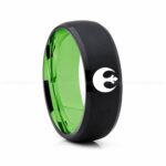 Rebel Alliance Ring, Star Wars Ring, Star Wars Wedding Band, Star Wars Wedding Ring