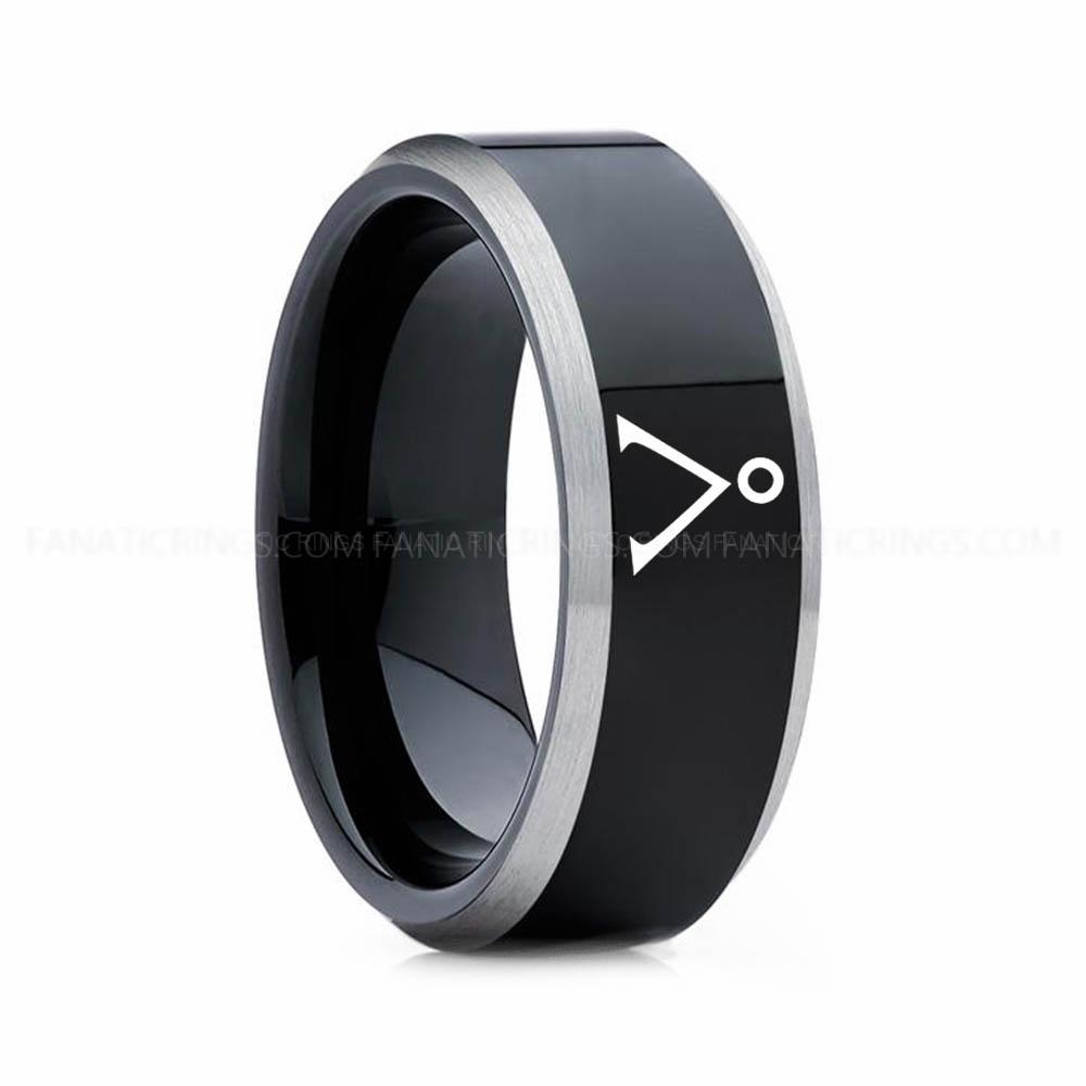 7 (15) Stargate Ring, Stargate Earth Ring, Earth Ring, Stargate Jewelry, Stargate Wedding Band - Image 1