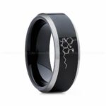Cannabis Ring, Tetrahydrocannabinol Ring, THC Ring, Cannabis Wedding Band, Science Ring, Science Jewelry, Molecule Jewelry, Molecule Wedding Band