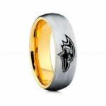 Ravens Ring, Ravens Wedding Band, Ravens Wedding Ring, Ravens Jewelry