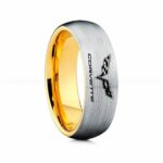 Corvette Ring, Chevy Ring, Chevrolet Ring, Chevrolet Corvette Ring, Auto Racing Ring, Chevy Wedding Band, Chevrolet Wedding Ring