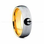 Rebel Alliance Ring, Star Wars Ring, Star Wars Wedding Band, Star Wars Wedding Ring