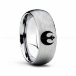 Rebel Alliance Ring, Star Wars Ring, Star Wars Wedding Band, Star Wars Wedding Ring