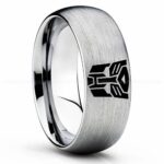 Autobot Ring, Transformers Wedding Band, Autobot Wedding Ring, Transformers Jewelry