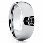 Autobot Ring, Transformers Wedding Band, Autobot Wedding Ring, Transformers Jewelry
