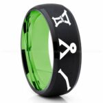 Stargate Ring, Stargate Earth Ring, Earth Ring, Stargate Jewelry, Stargate Wedding Band