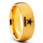 Cowboys Ring, Cowboys Wedding Band, Cowboys Wedding Ring, Cowboys Jewelry