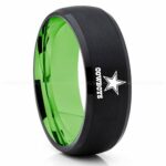 Cowboys Ring, Cowboys Wedding Band, Cowboys Wedding Ring, Cowboys Jewelry