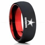 Cowboys Ring, Cowboys Wedding Band, Cowboys Wedding Ring, Cowboys Jewelry