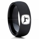 John Deere Ring, John Deere Wedding Ring, Deere Wedding Band, Farmer Jewelry