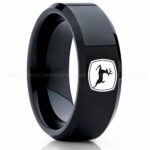 John Deere Ring, John Deere Wedding Ring, Deere Wedding Band, Farmer Jewelry