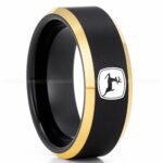 John Deere Ring, John Deere Wedding Ring, Deere Wedding Band, Farmer Jewelry