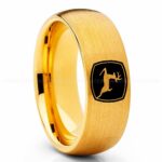 John Deere Ring, John Deere Wedding Ring, Deere Wedding Band, Farmer Jewelry