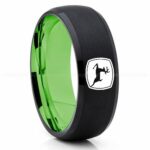 John Deere Ring, John Deere Wedding Ring, Deere Wedding Band, Farmer Jewelry