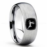 John Deere Ring, John Deere Wedding Ring, Deere Wedding Band, Farmer Jewelry