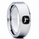 John Deere Ring, John Deere Wedding Ring, Deere Wedding Band, Farmer Jewelry