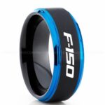 Ford F150 Ring, Black Ford Ring, Black Tungsten Ring, Pickup Truck Ring, Black Wedding Ring, Ford Jewelry