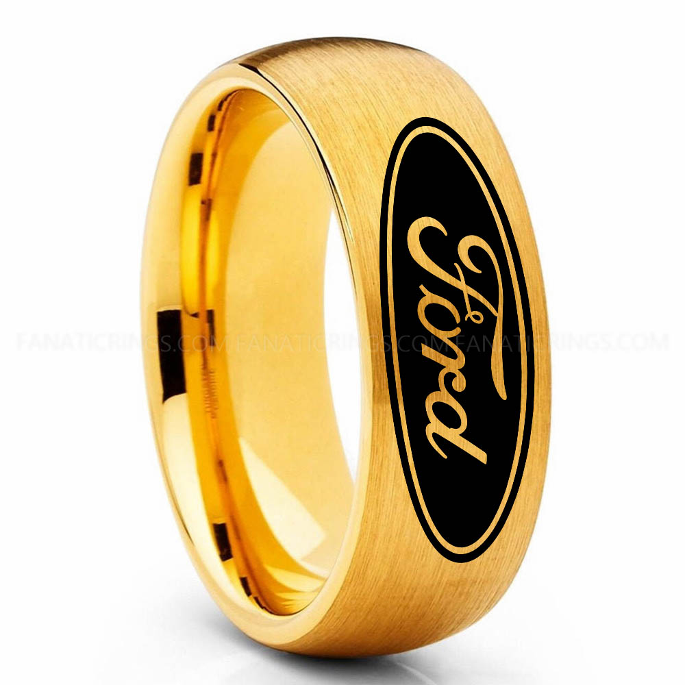 Ford Ring, Ford Wedding Band, Ford Wedding Ring, Ford Jewelry - Fanatic ...