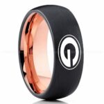 Packers Ring, Black Packers Ring, Football Wedding Ring, Football Ring, Black Wedding Ring, Football Wedding Band, Football Jewelry