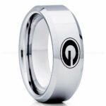 Packers Ring, Silver Packers Ring, Football Wedding Ring, Football Ring, Silver Wedding Ring, Football Wedding Band, Football Jewelry